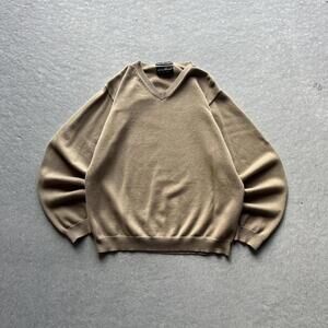 Vintage Style Tan Eddie Bauer Sweater